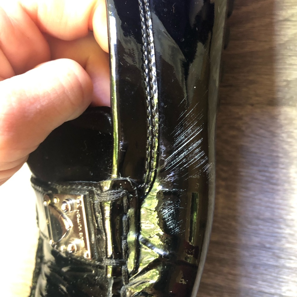 100% Authentic Louis Vuitton Black Vernis Moccasin Loafers (used) - Picture 5 of 7